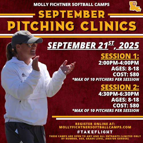 September 21st pitching clinics flyer